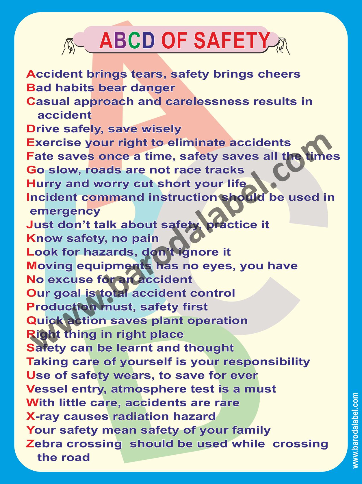 Safety Poster