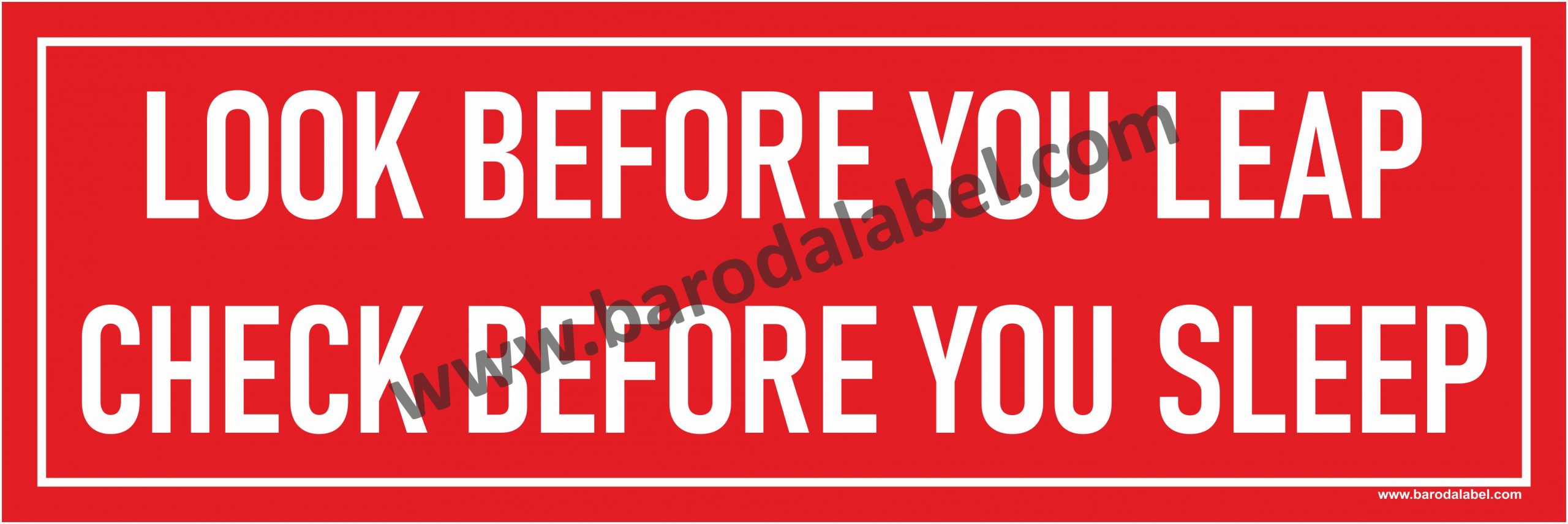 Safety Slogan
