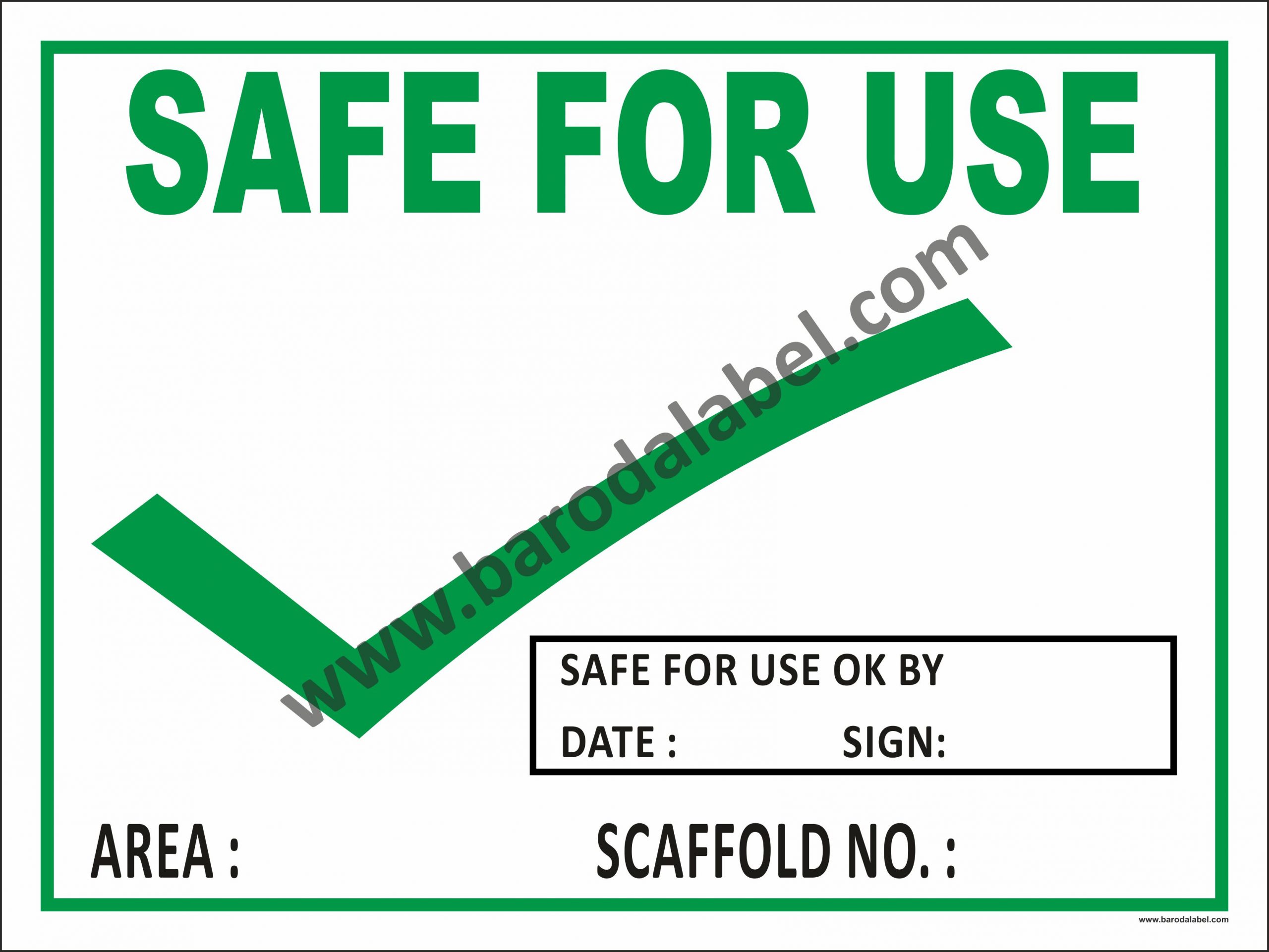 Construction Safety Poster/Signage