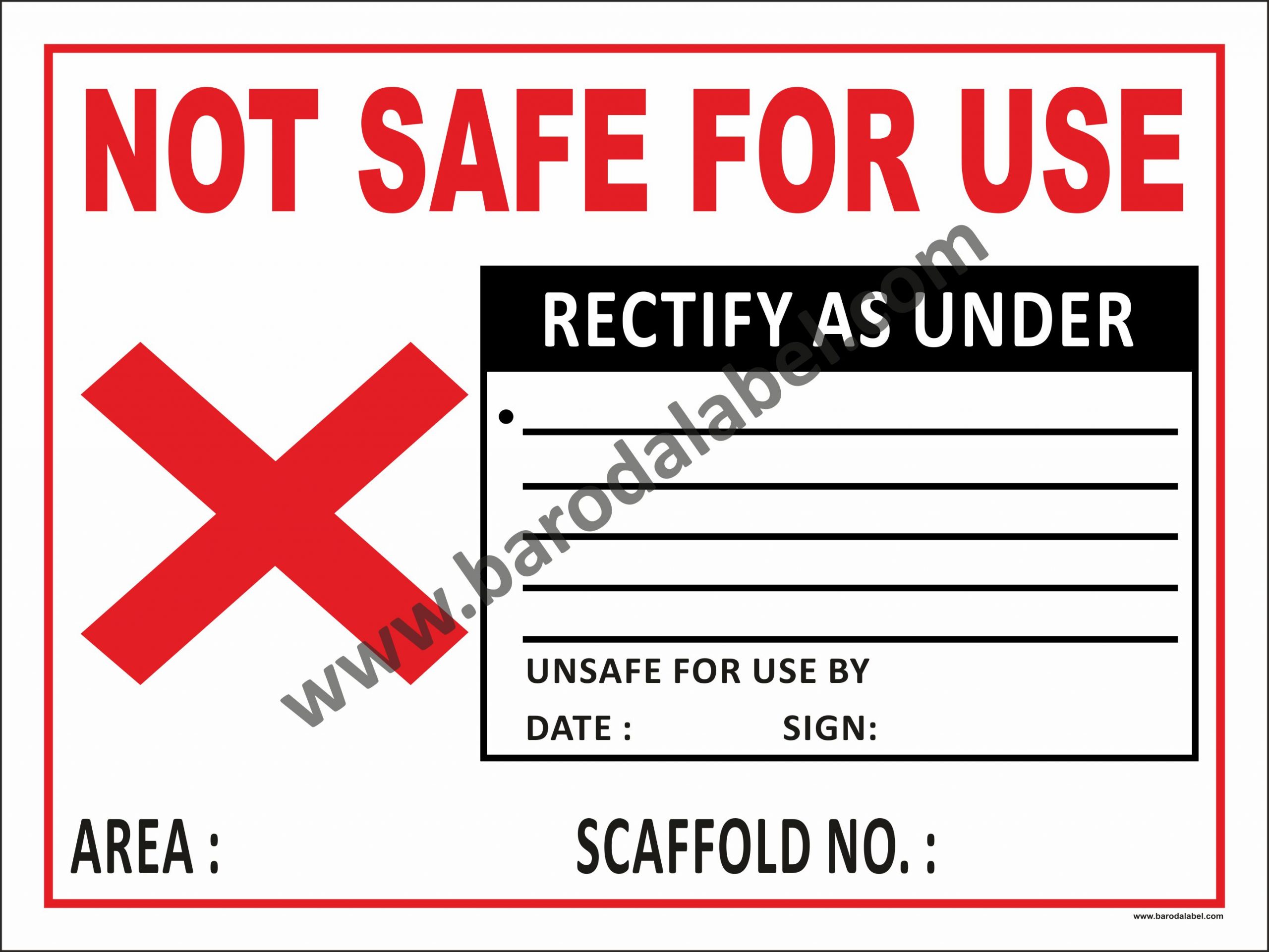 Construction Safety Poster/Signage