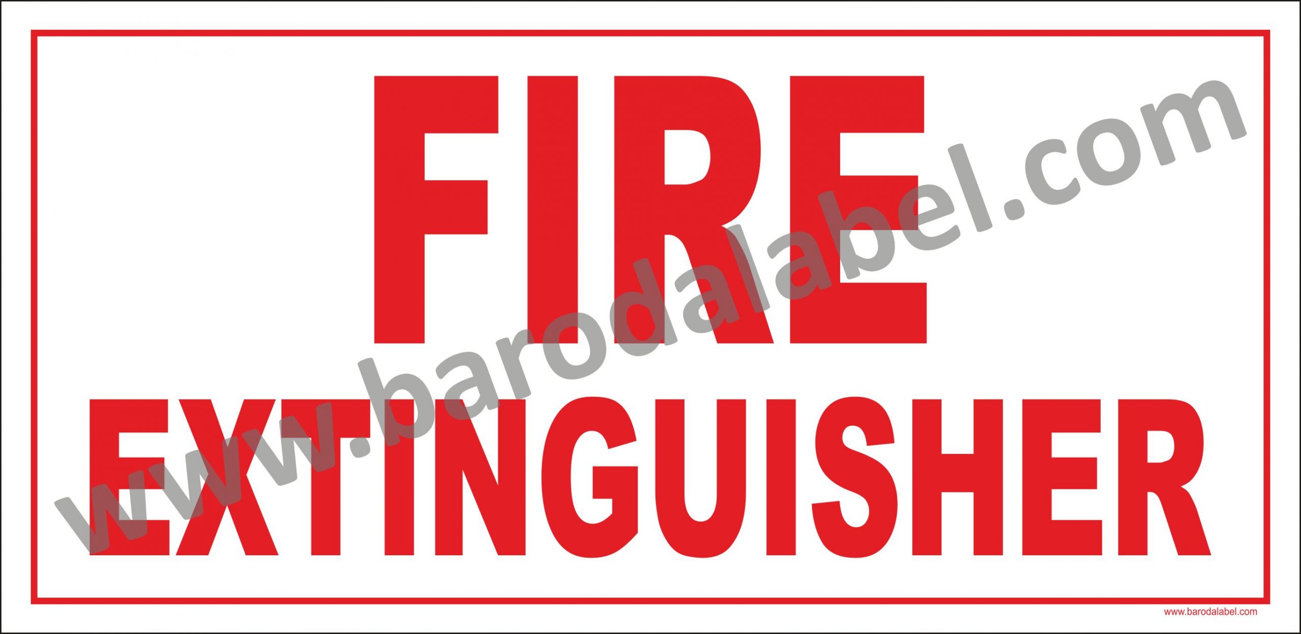 FIRE SAFETY POSTER