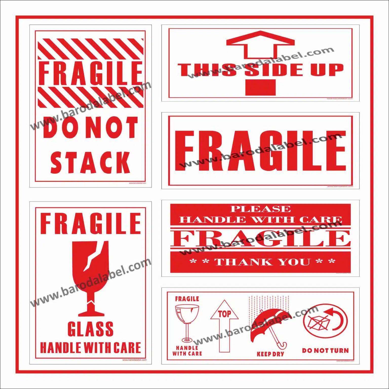 Packaging Stickers